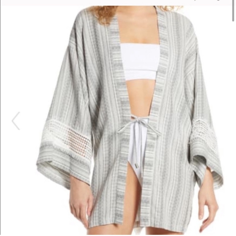 Dolce Vita KIMONO oversized Swim beach coverup  Chambray 💕New